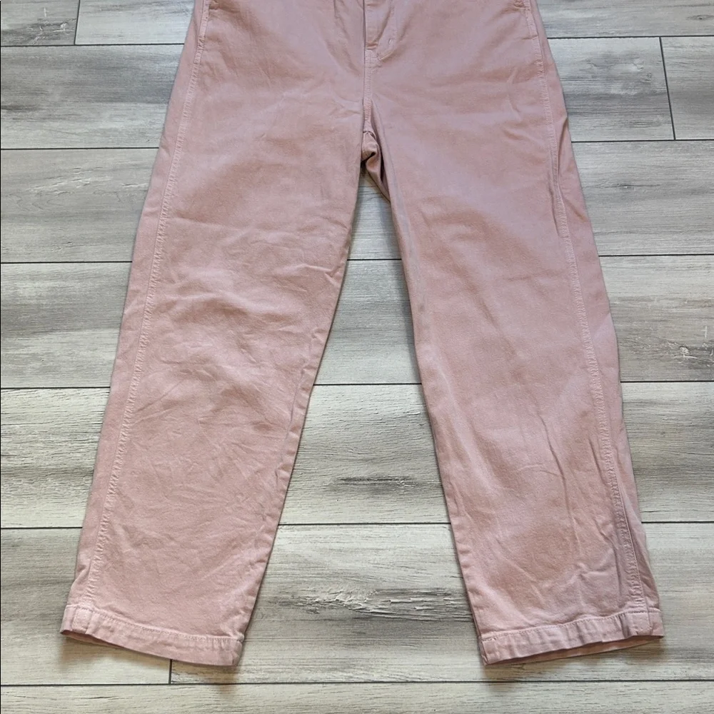 Madewell blush pink high rise crop jeans size 29